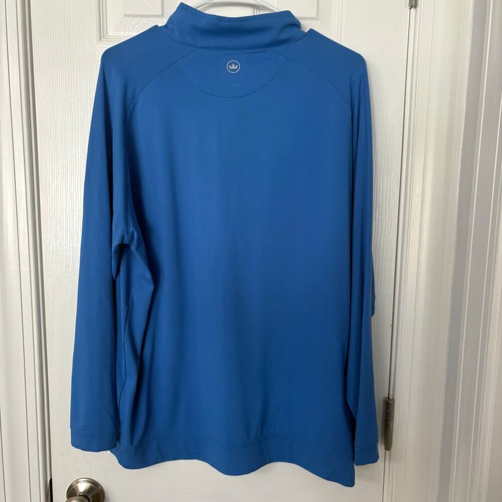 Peter Millar Blue Half Zip Performance Pullover S… - image 2